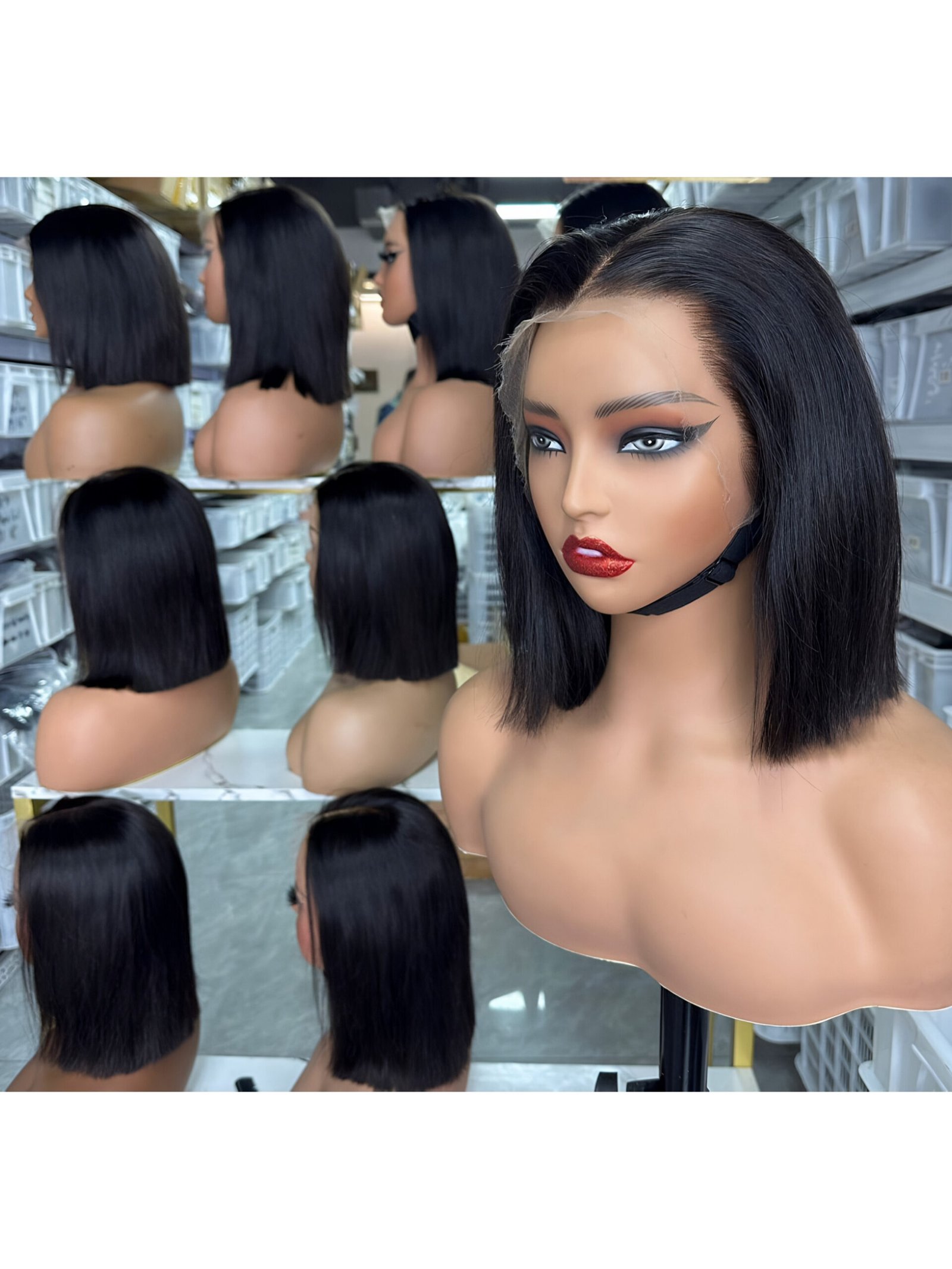 5Star Beauty Bar - Straight HD Lace Frontal Wig, 1_1